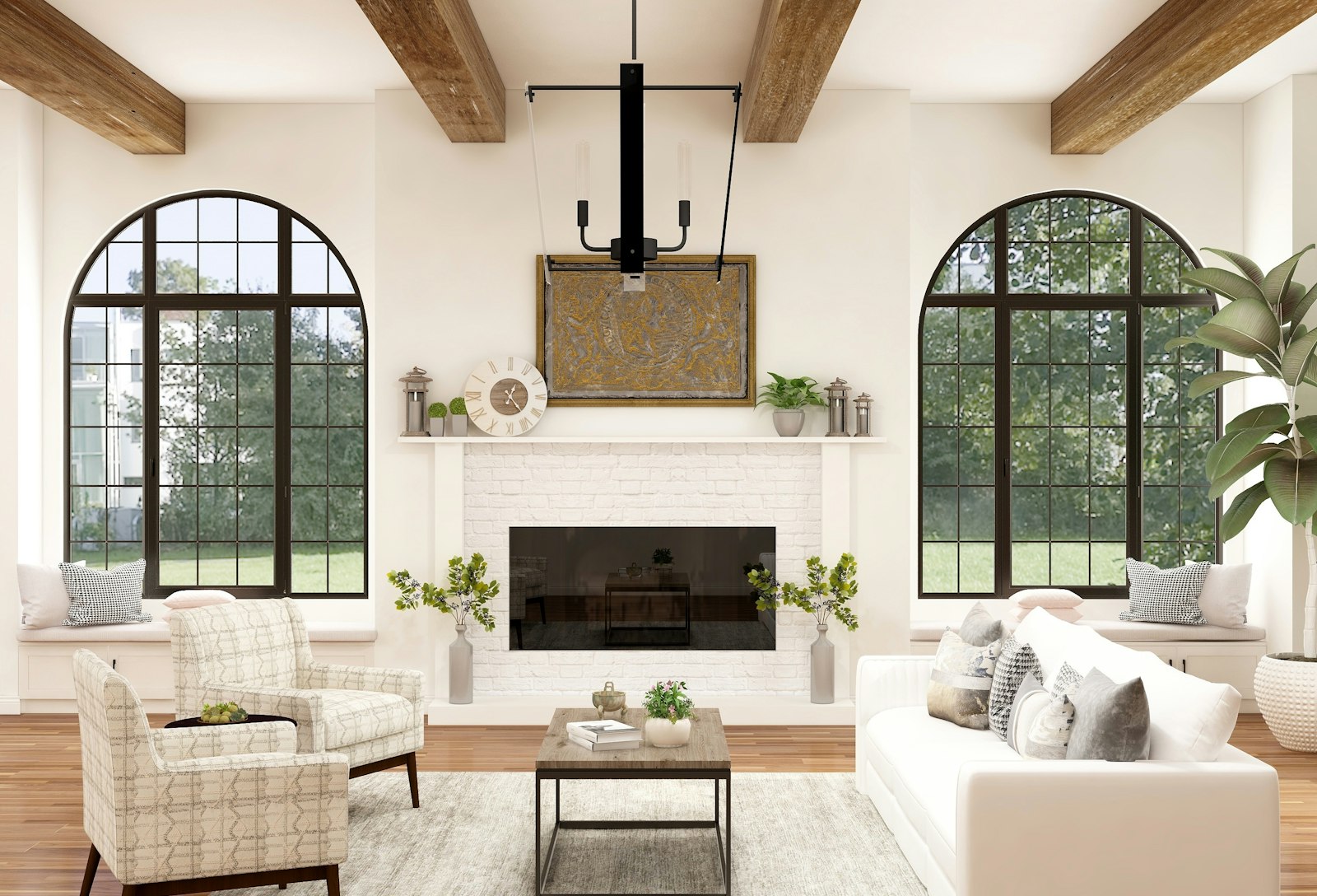 Open-plan luxury interior